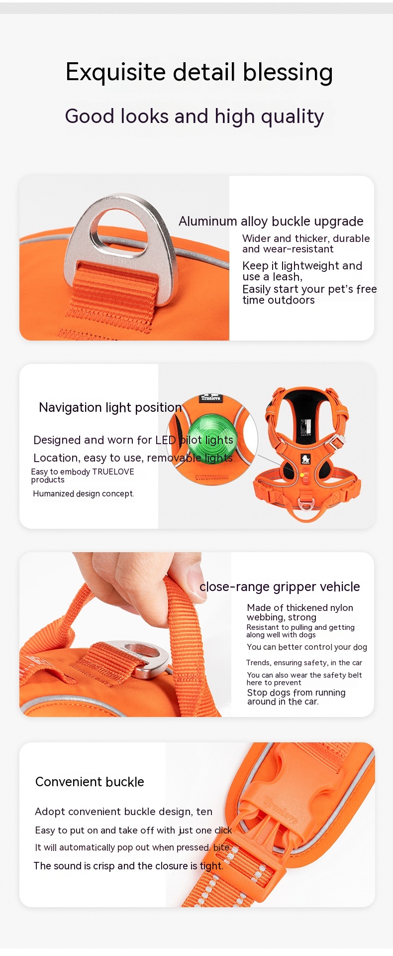 Dogs Pet Harness 4