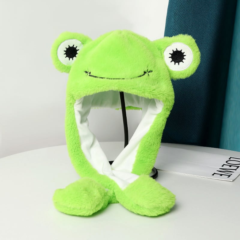 Warm Plush Moving Ear Hat