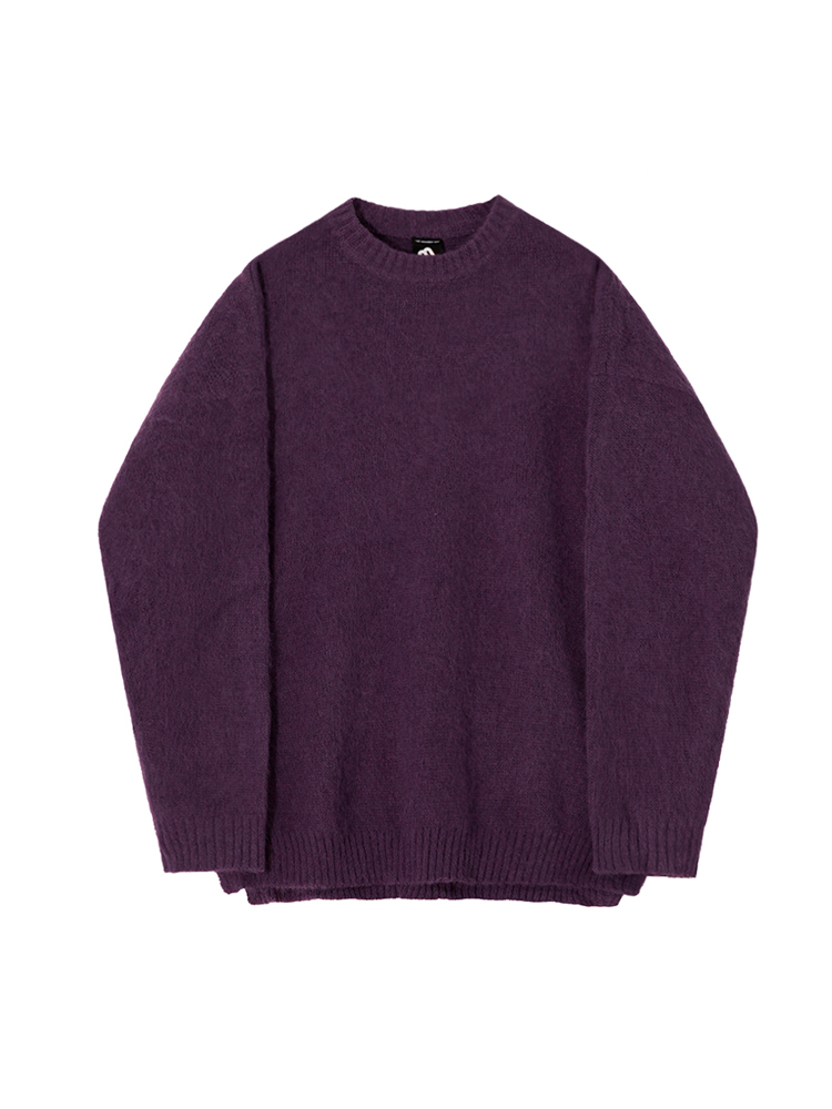 Thickened Mohair Knitted Sweater - Image 6