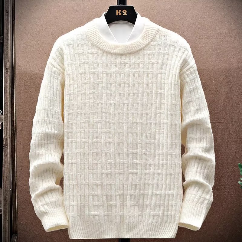 Brown Crew Neck Sweater