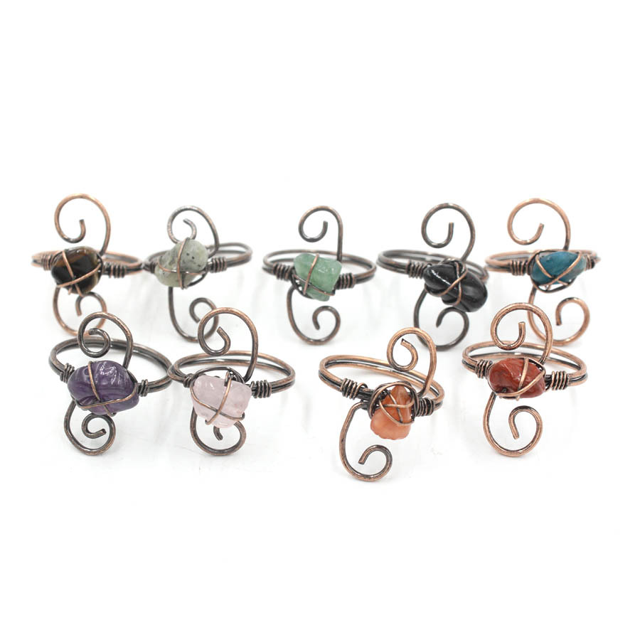 Copper Ancient Winding Ring 3