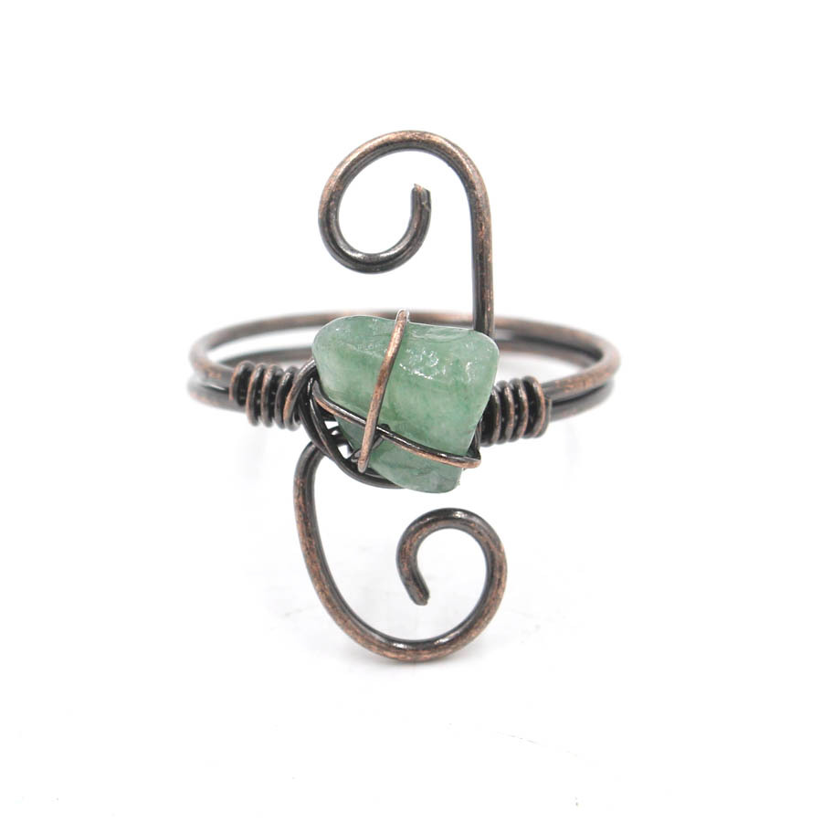 Copper Ancient Winding Ring 4