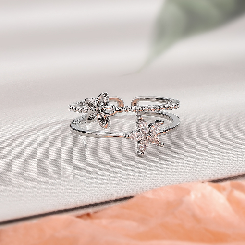 Double-layer Flower Ring Image 4