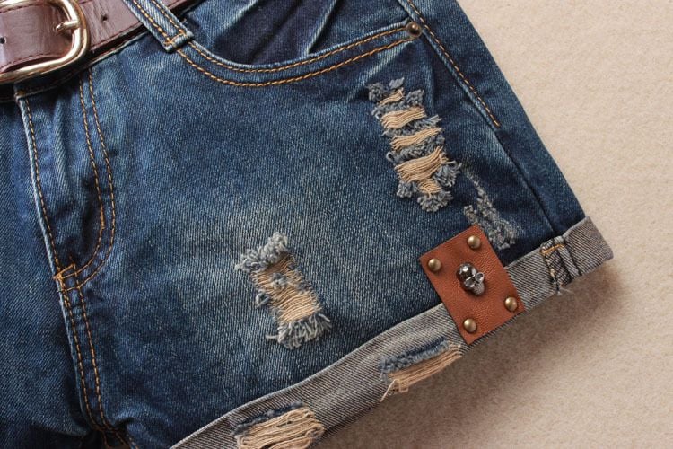 Women Denim Shorts Image 9