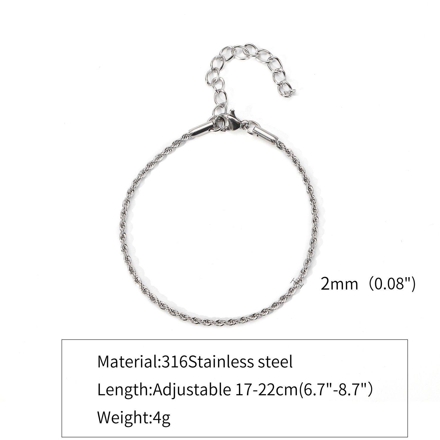 Hemp Flowers Chain Bracelet 6