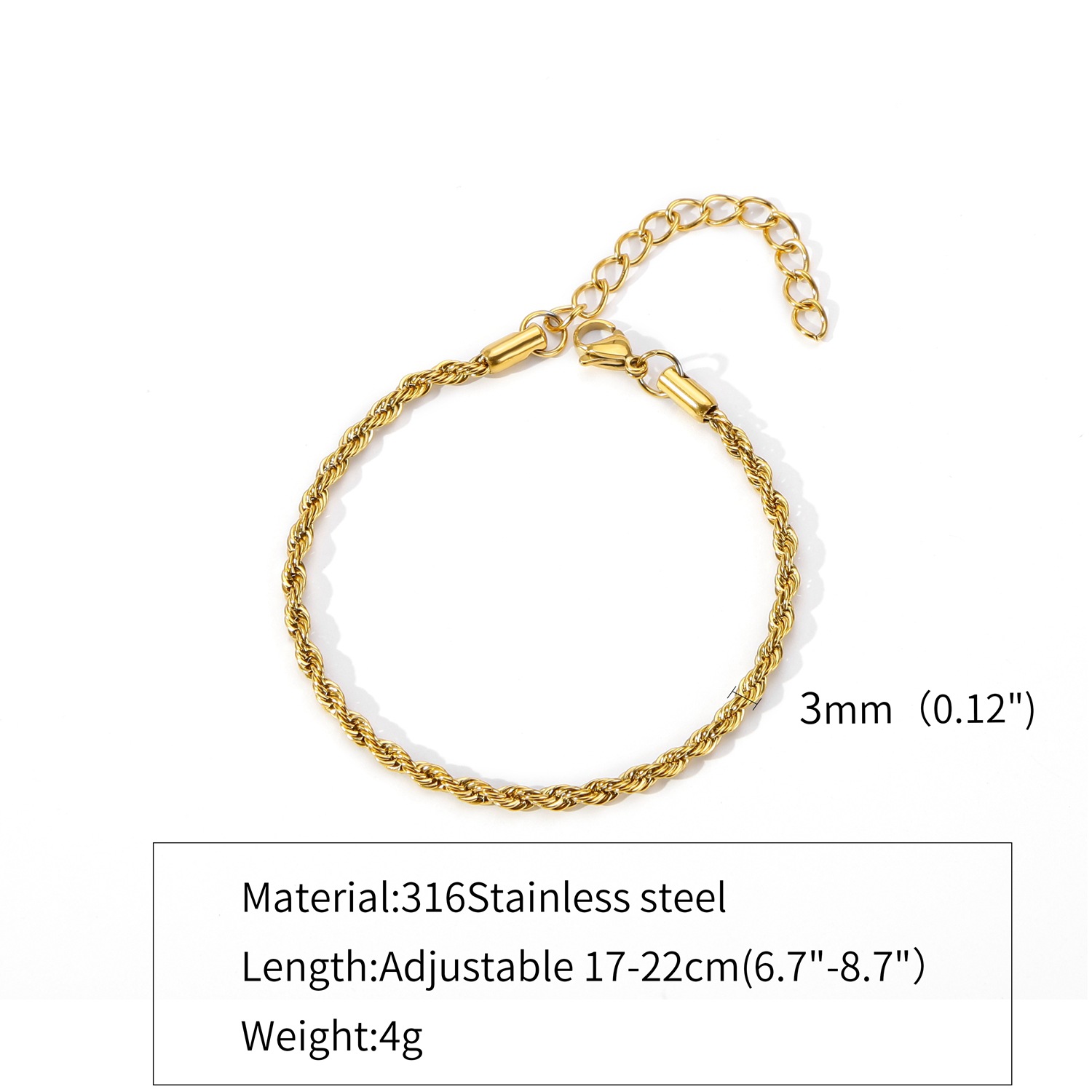 Hemp Flowers Chain Bracelet 7