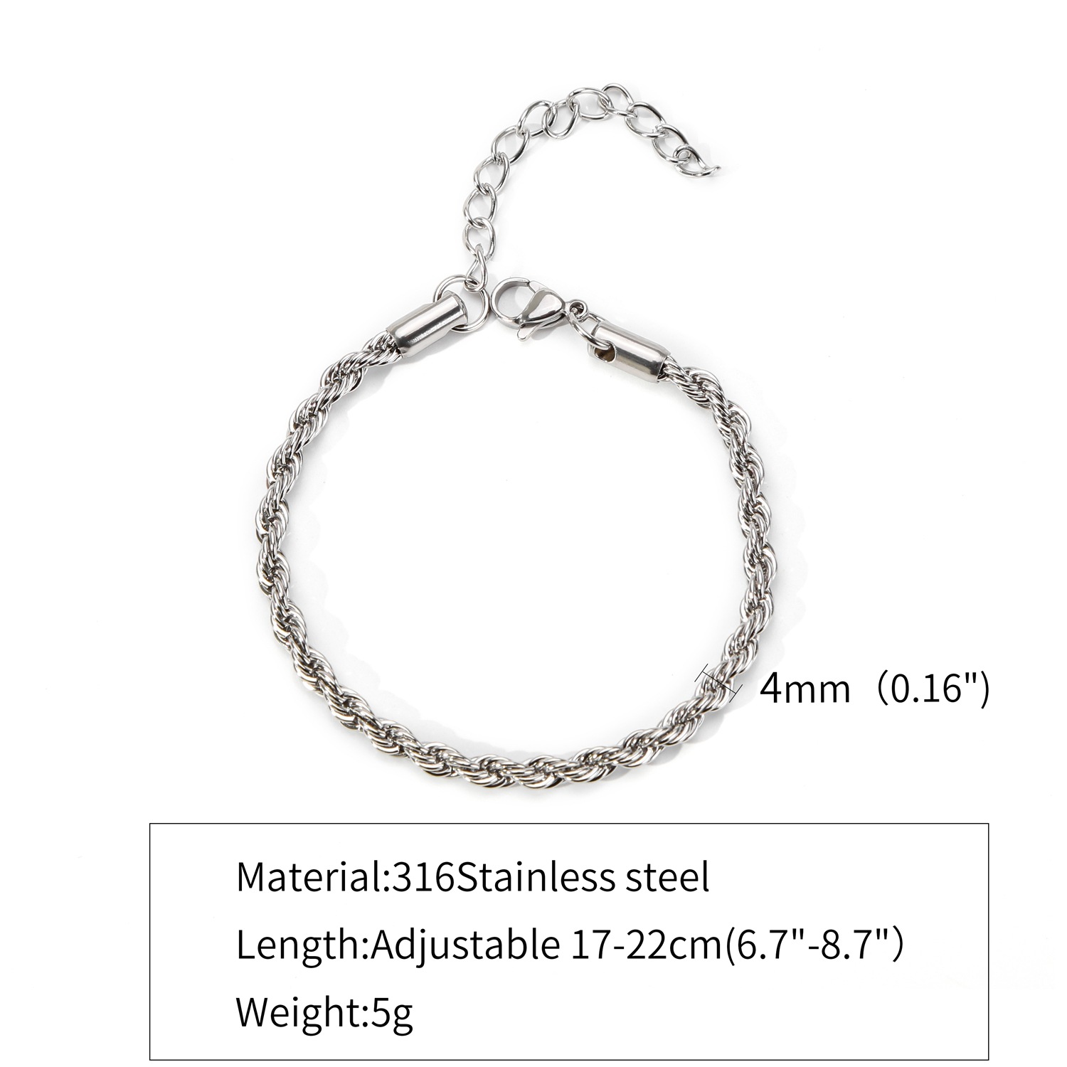 Hemp Flowers Chain Bracelet 2