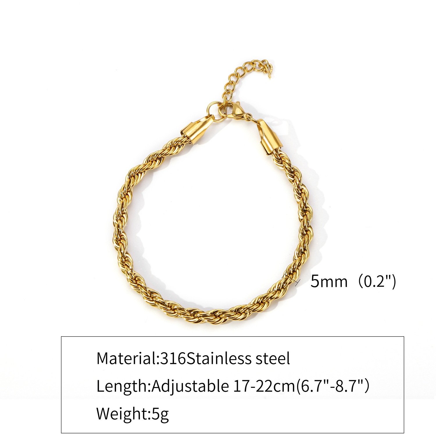 Hemp Flowers Chain Bracelet 4