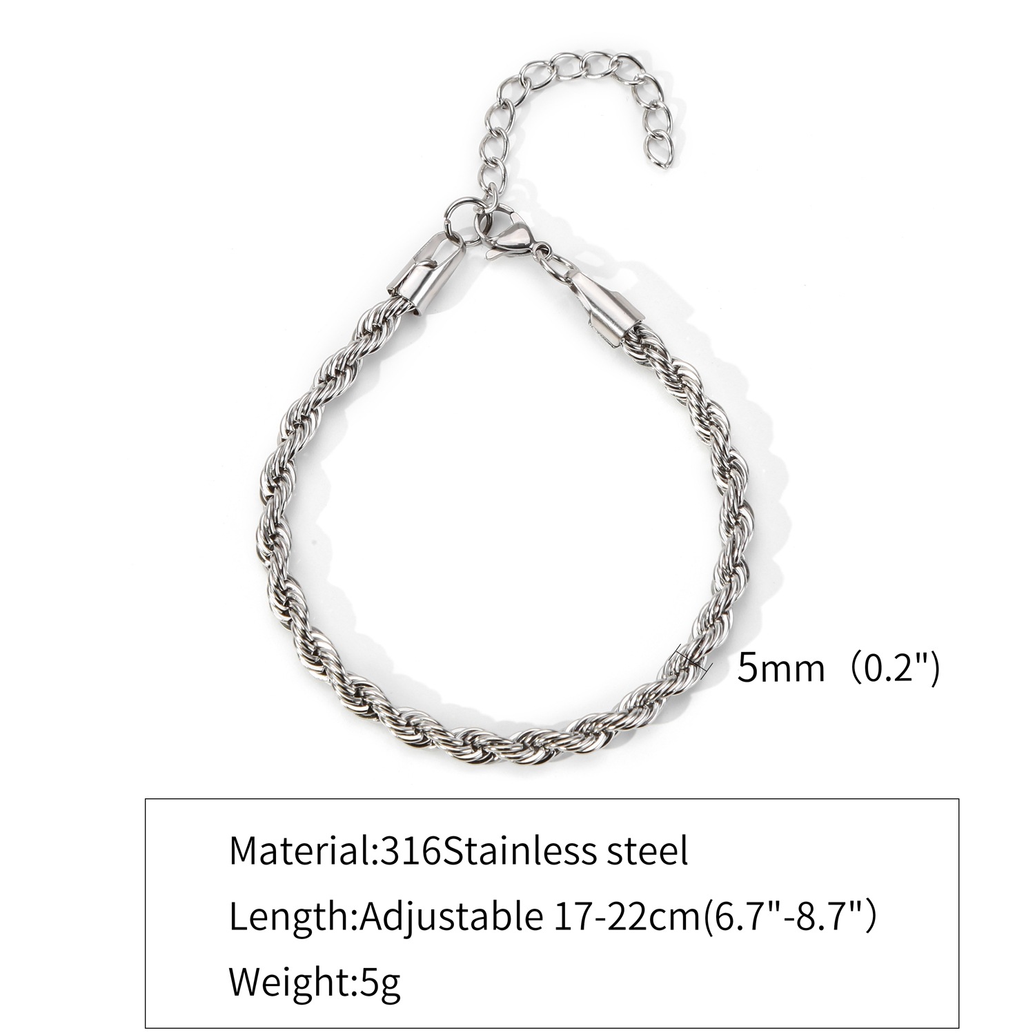 Hemp Flowers Chain Bracelet 5