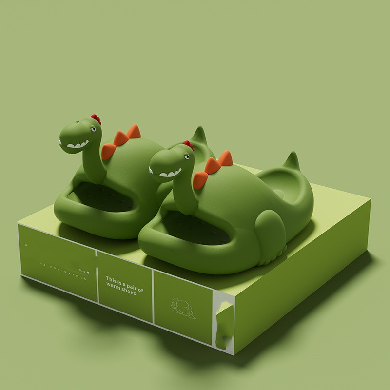 Children Dinosaur Slippers Image 4