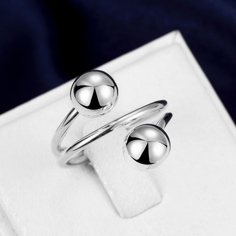 Couple Beads Ring Side View