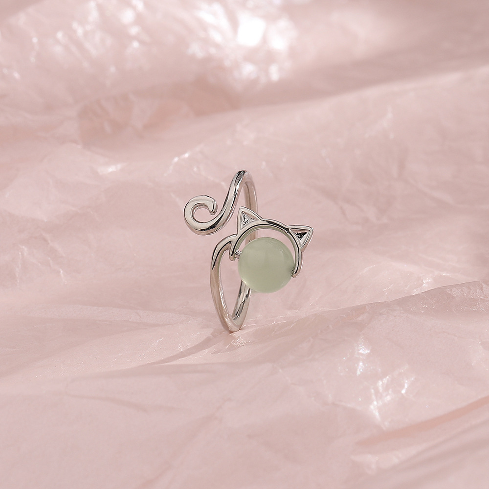Trendy High-grade Cat Ring