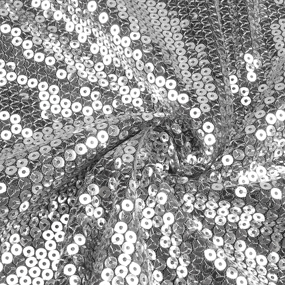 Silver Sequin Sling Dress 12
