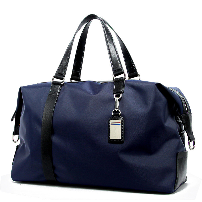 Folding Korean Duffle Bag - Blue