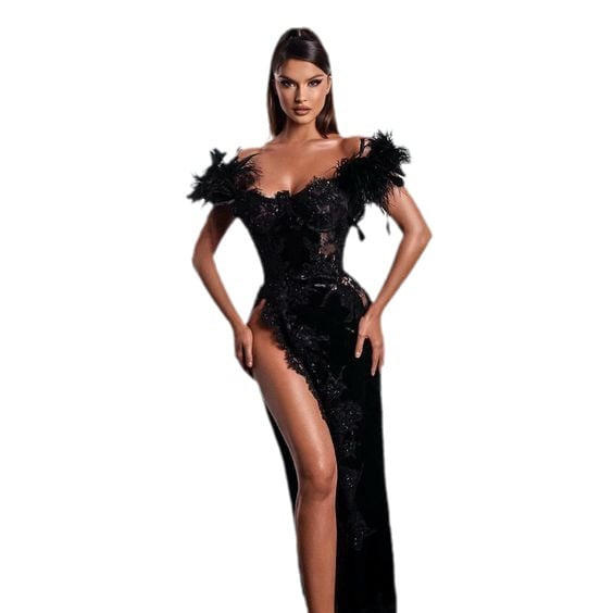 Black Camisole Dress Image 6