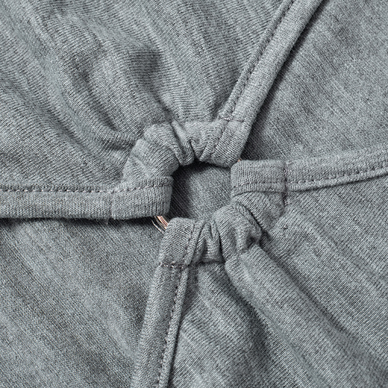 Women's Solid Color Long Sleeve Hollow Dress 17