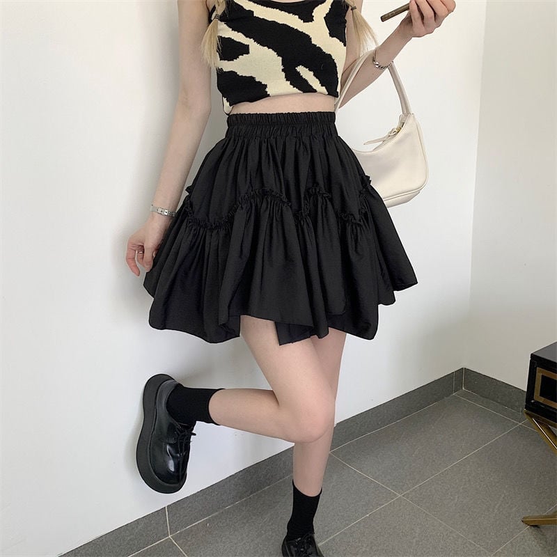 High Waist Slimming Skirt Detail