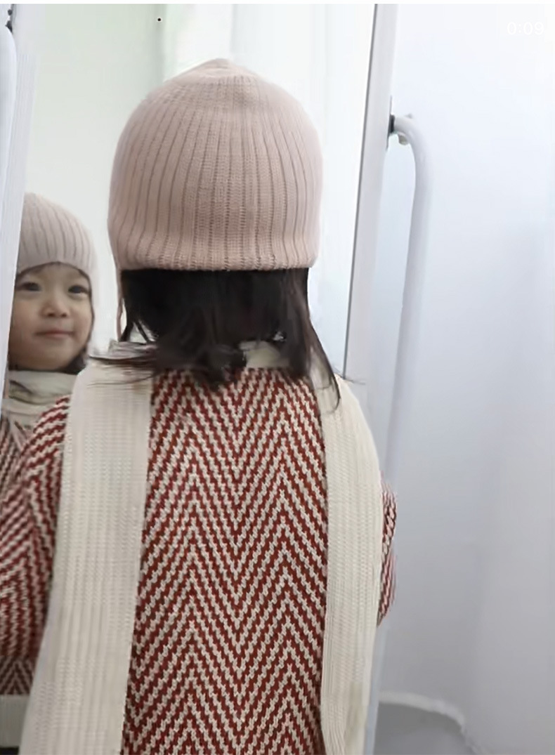 Autumn And Winter Children's Christmas Wave Pattern Sweater Round Neck Pullover