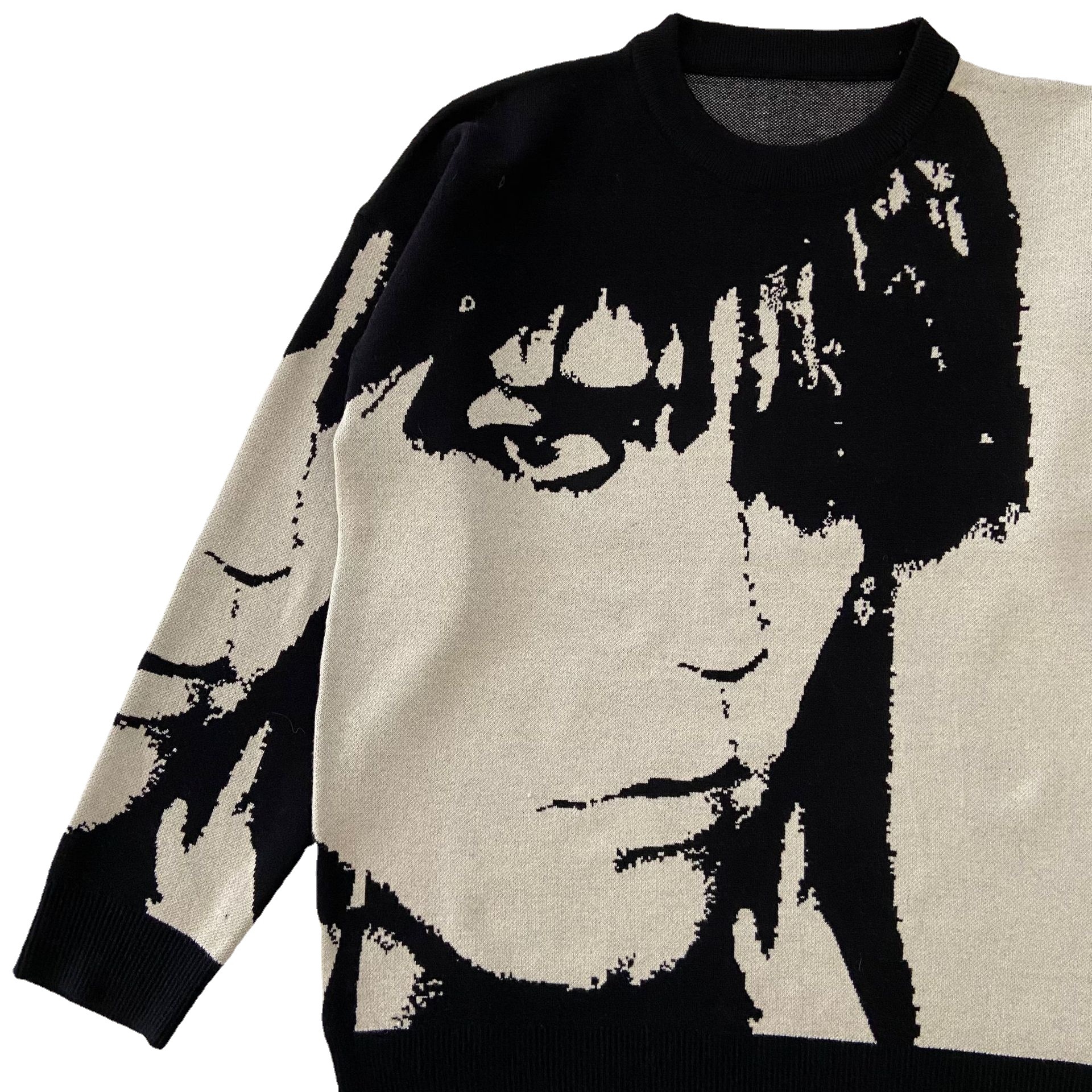 Vintage Men's Round Neck Sweater