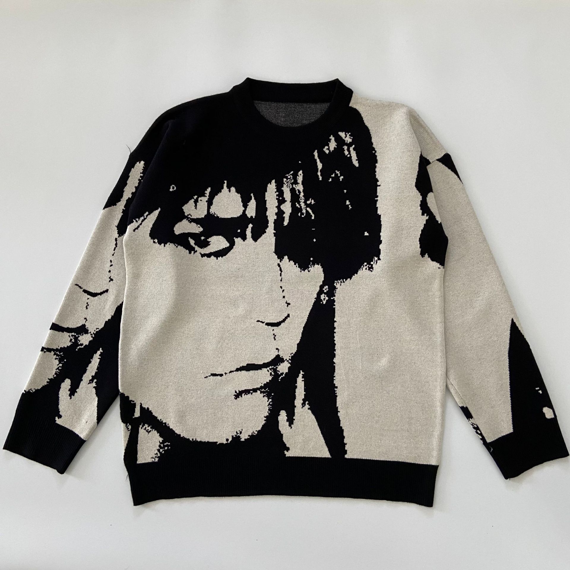Vintage Men's Round Neck Sweater