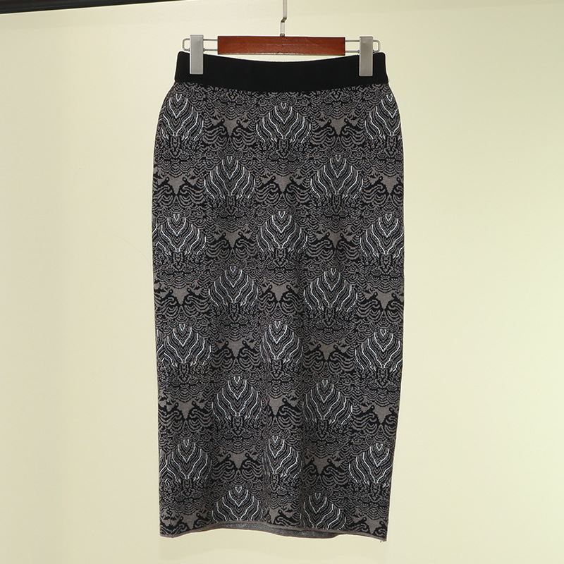 Vintage Knitting Skirt - Back View