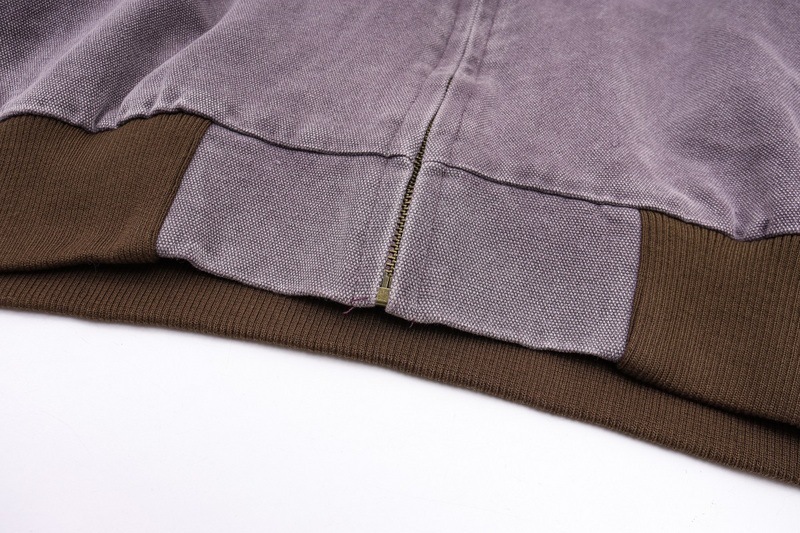 Washed And Worn Retro Hooded Jacket 10