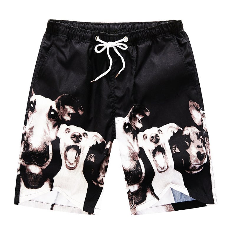 Men's Printed Casual Beach Shorts Style B