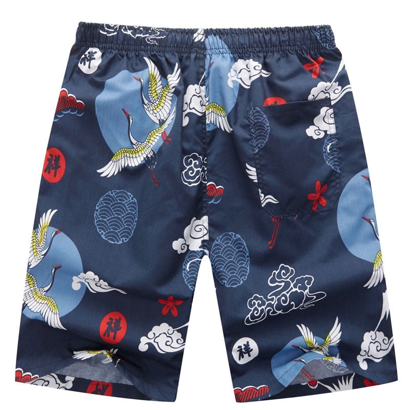 Men's Printed Casual Beach Shorts Style C
