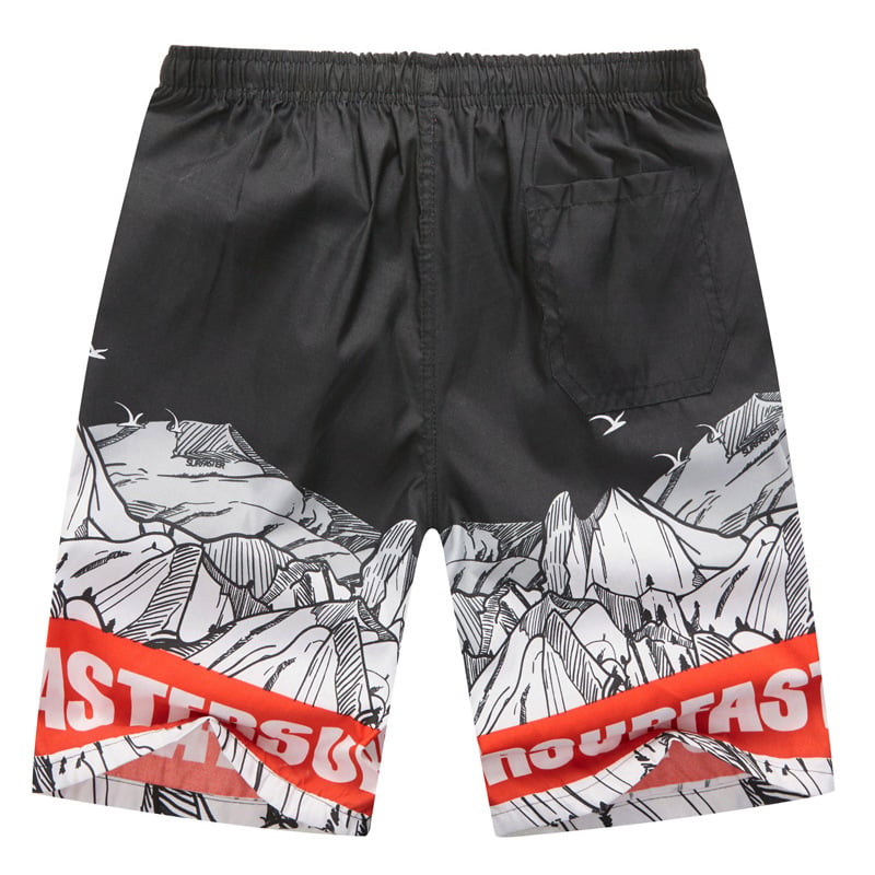 Men's Printed Casual Beach Shorts Pattern 2