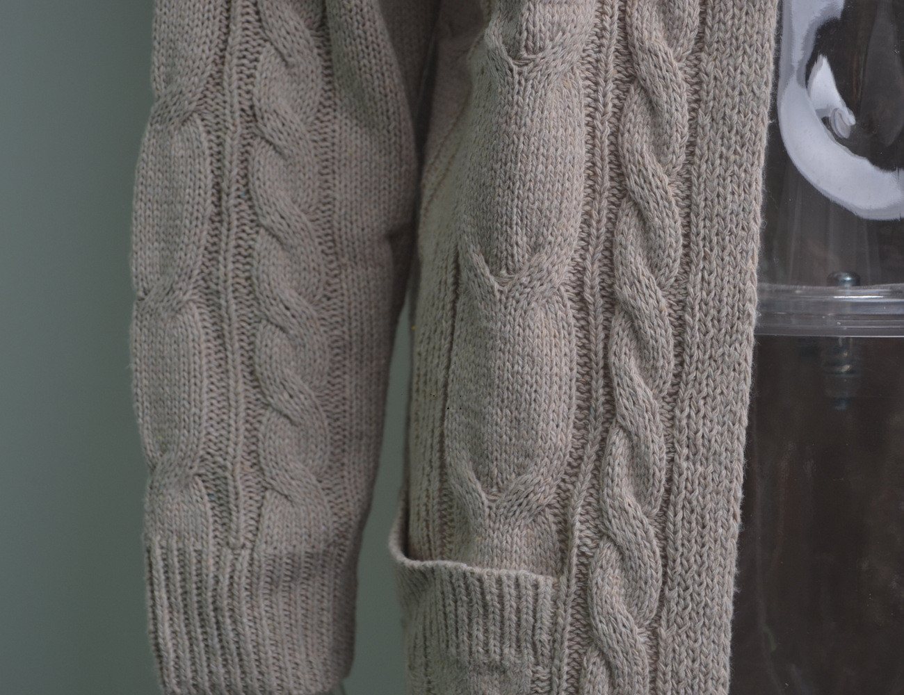 Women Plus Size Cardigan Sweater Twist