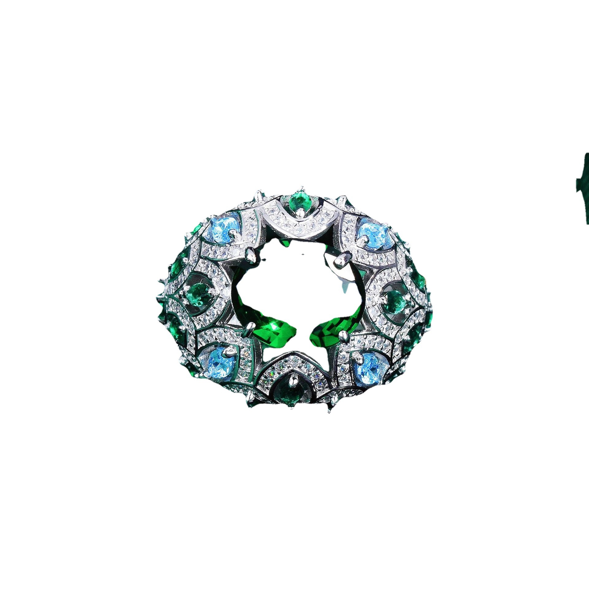 Emerald Ring Side View