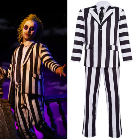 Beetlejuice Cos Costume Detail