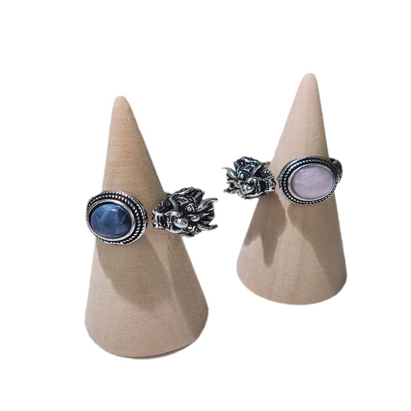 Fashion Personality Glitter Stone Charoite Ring Image 1