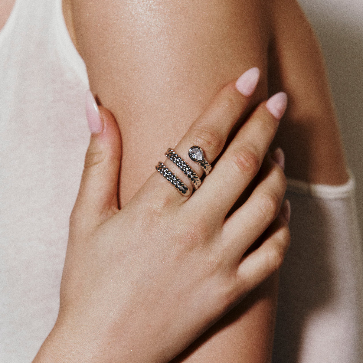 Davina Gold Serpent Ring 1
