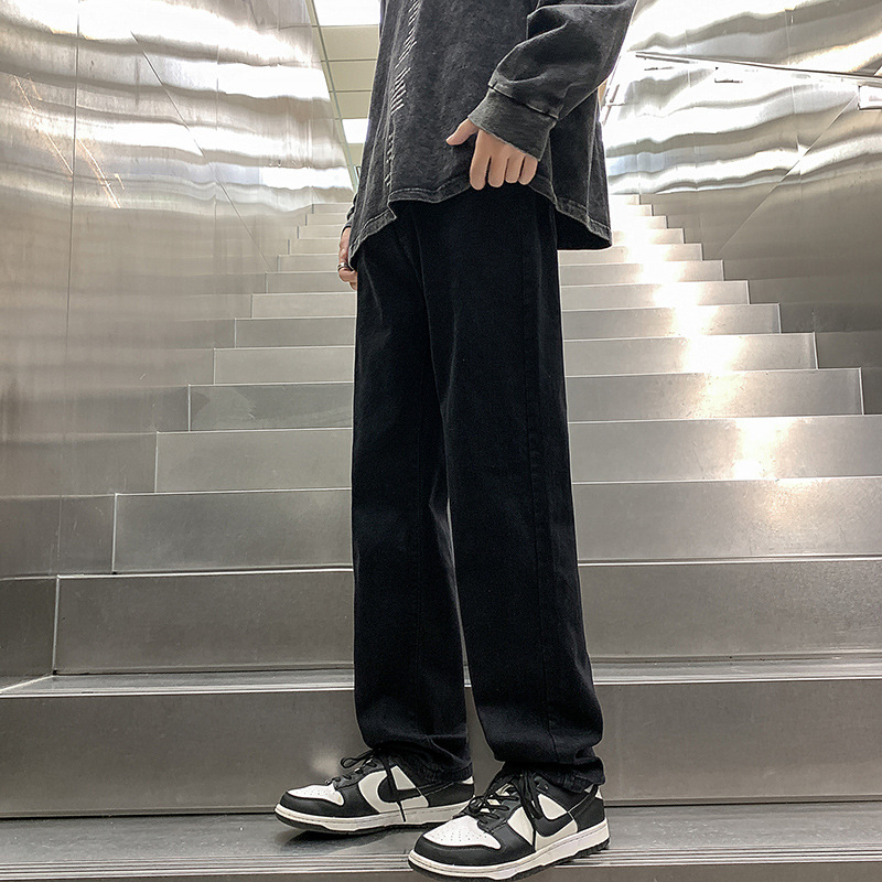 Men's High Street Retro Straight Jeans - Image 6