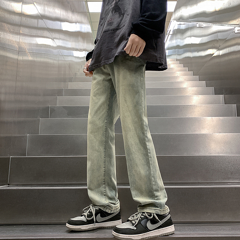 Men's High Street Retro Straight Jeans - Image 2