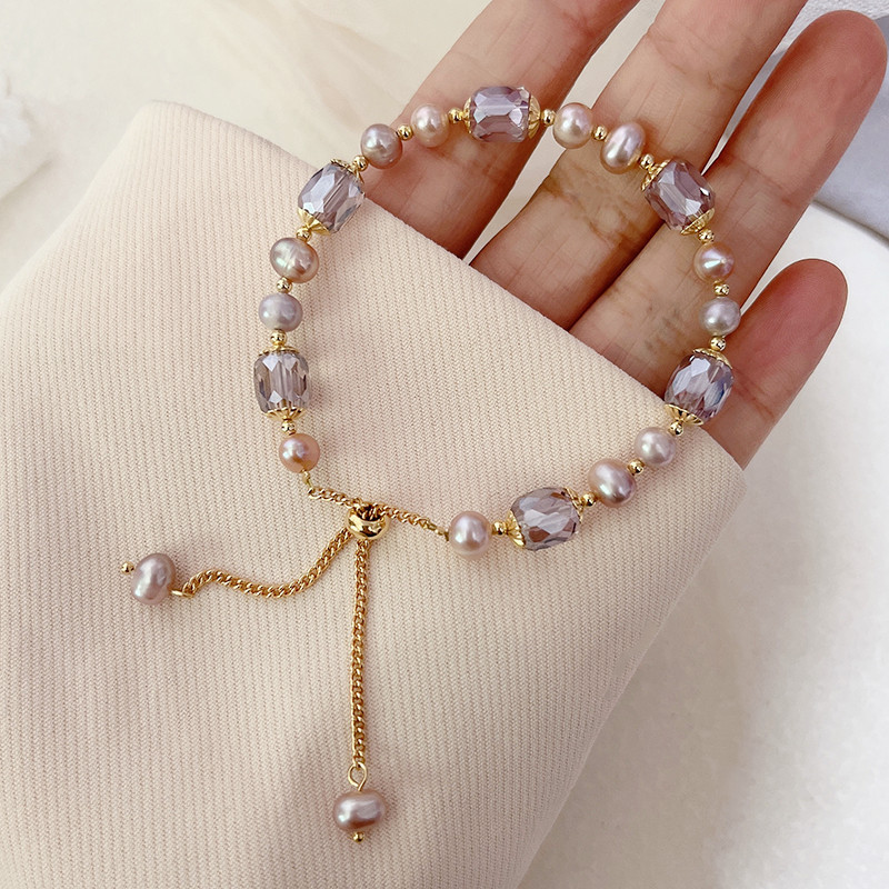 Women's High-grade Natural Freshwater Pearl Bracelet 5