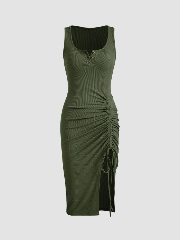 Bottom Drawstring Thread Dress Tight Skirt - Image 10