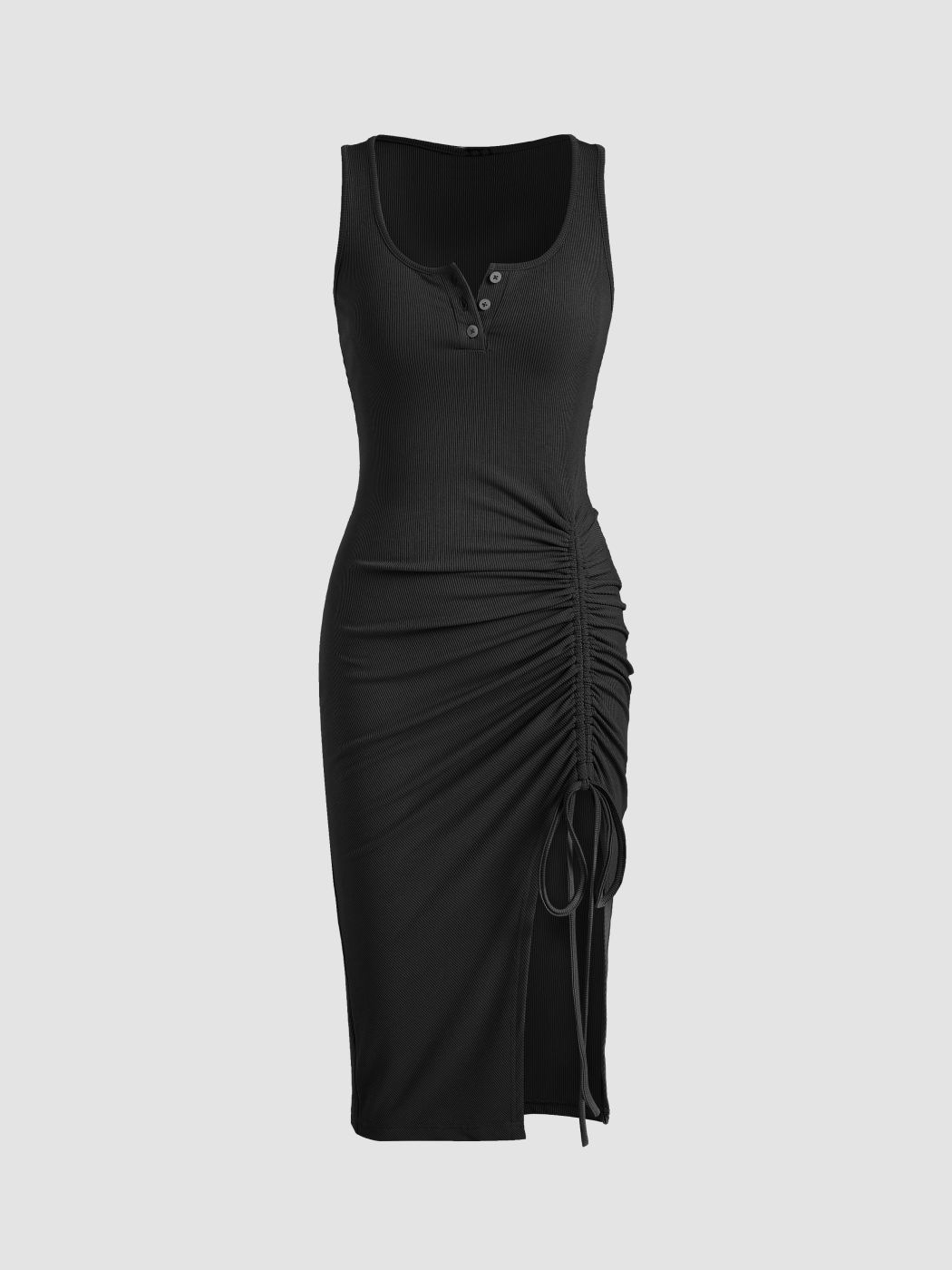 Bottom Drawstring Thread Dress Tight Skirt - Image 3