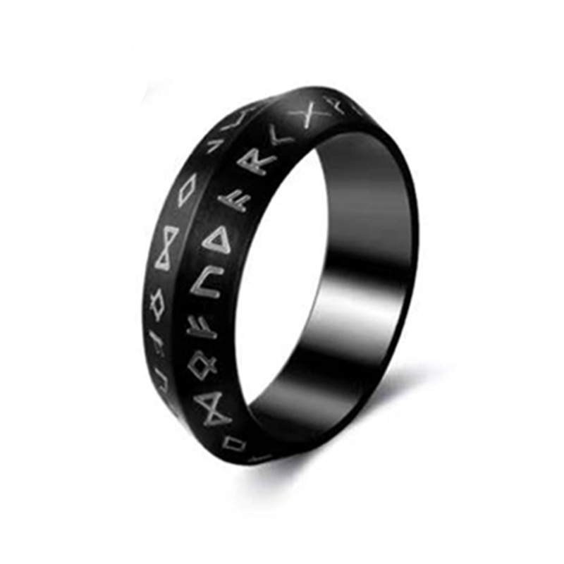Fashion Titanium Steel Unisex Ring 3