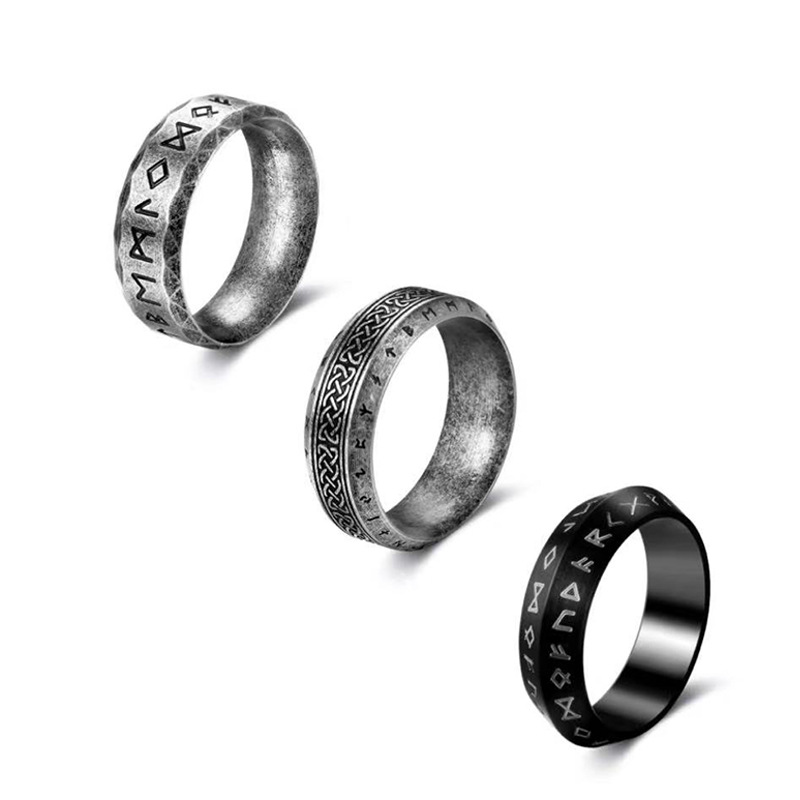Fashion Titanium Steel Unisex Ring 4