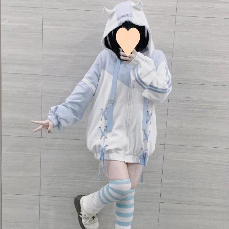 Water Color Hooded Jacket Image 1