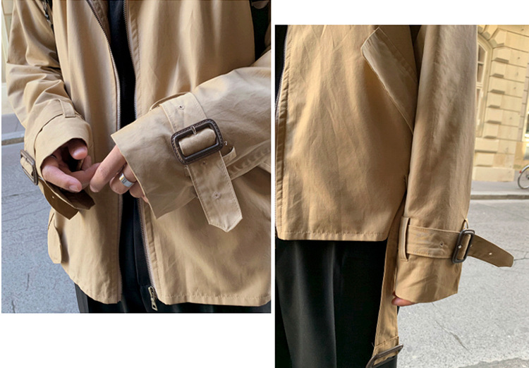 Men's Handsome Short Jacket Coat Image 4