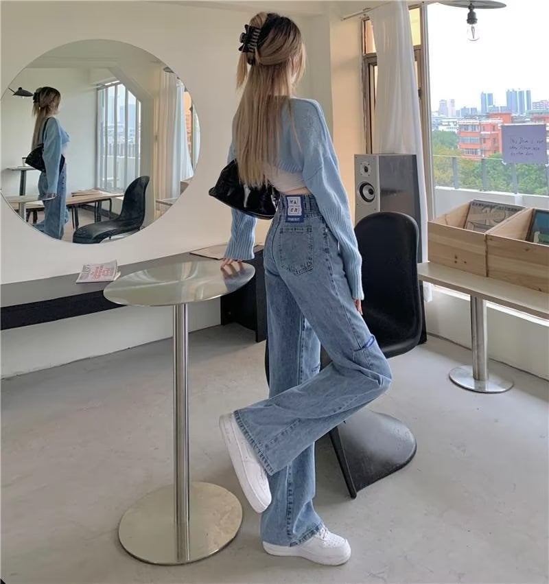 Women's High-waisted Skinny Straight Jeans Image 4