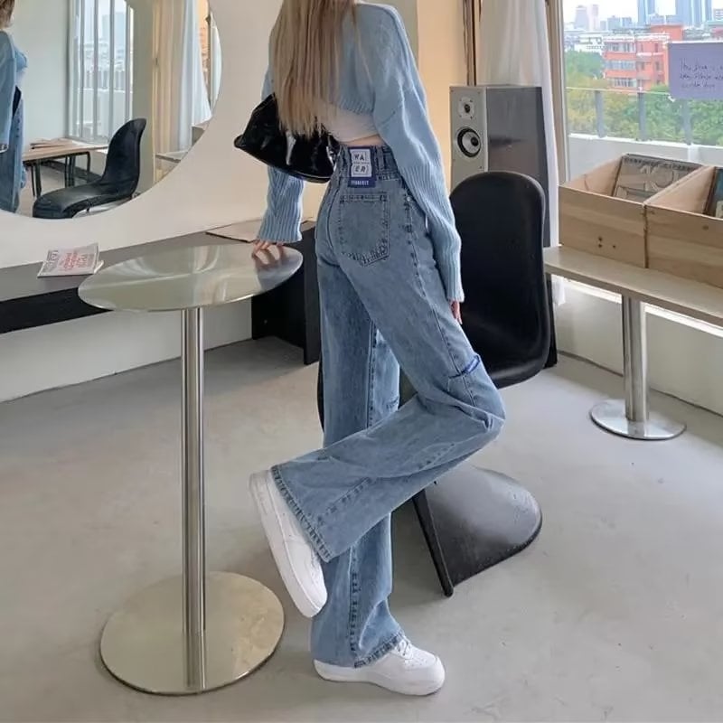 Women's High-waisted Skinny Straight Jeans Image 2
