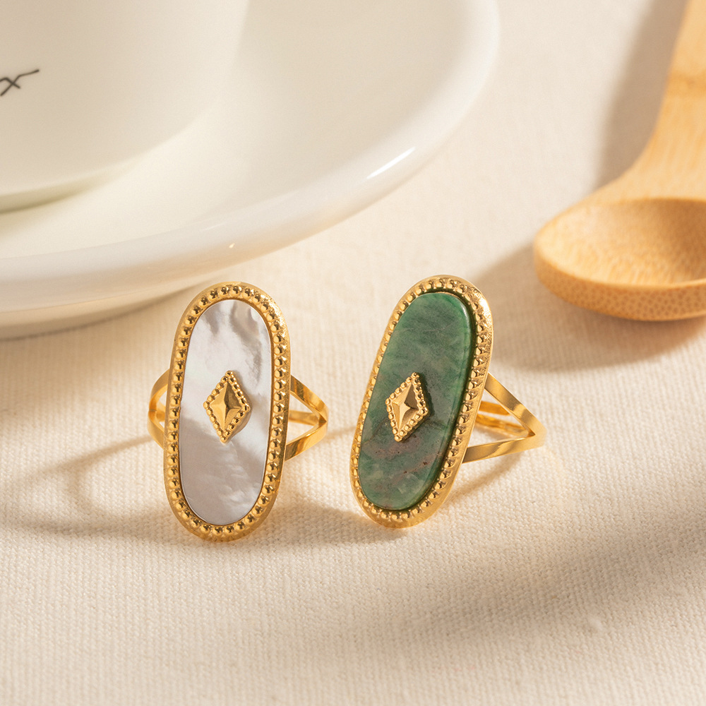 Retro Female Temperament Court Opening Adjustable Ring - Image 7