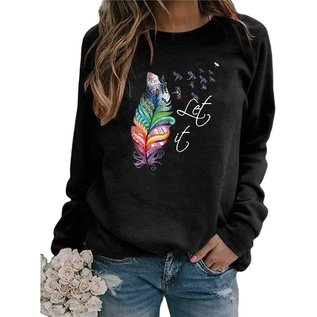 Animal Print Crew Neck Sweater Image 2