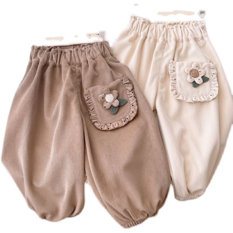 Fashion Individual Casual Sweatpants - Beige Style