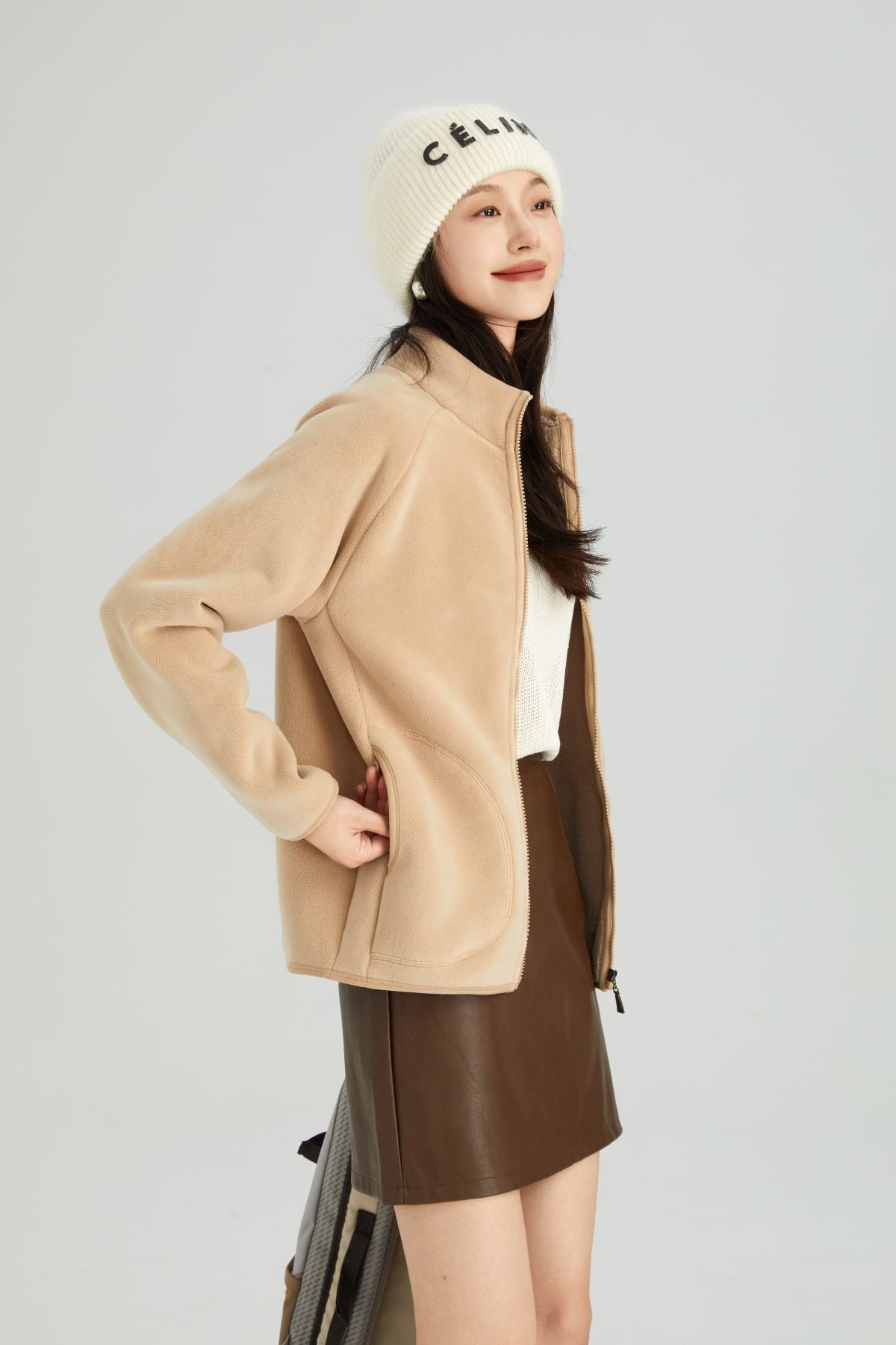 Lambswool Cardigan Lifestyle