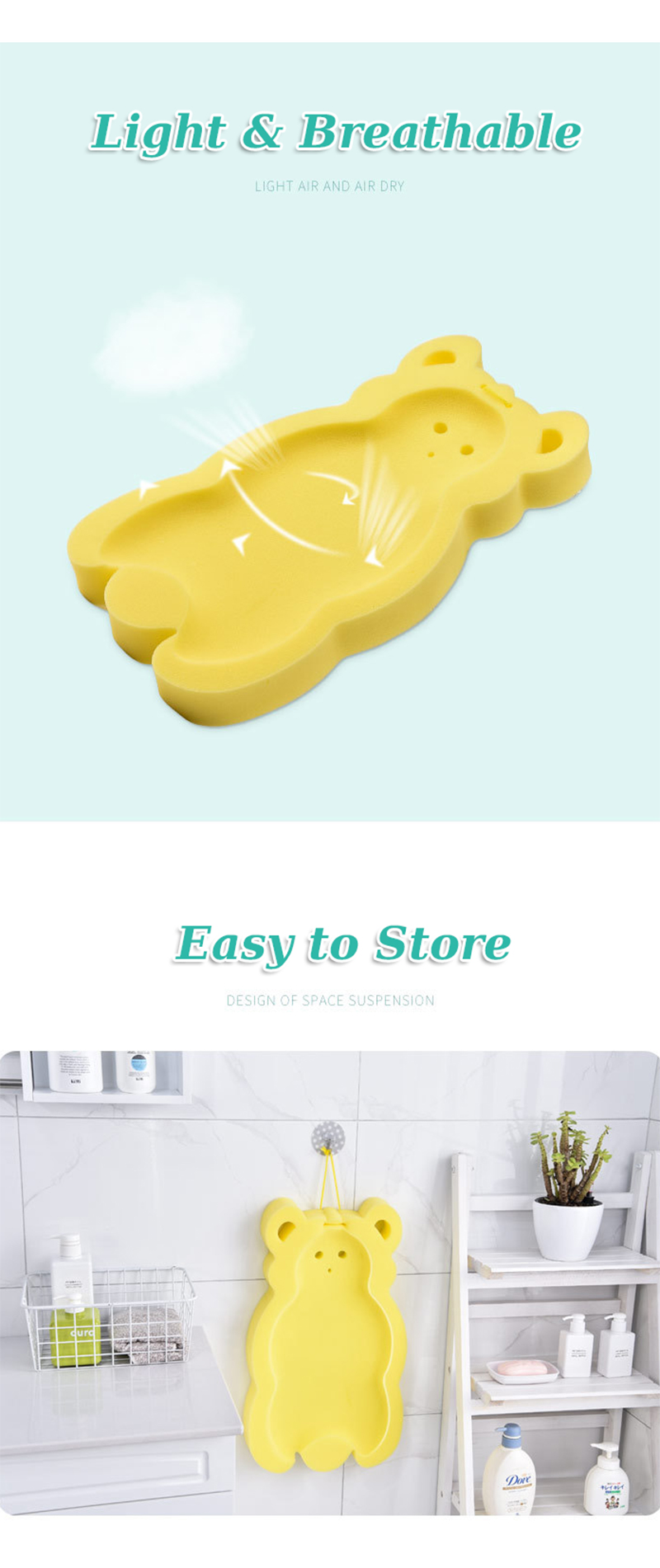 Bathtub Pad Color Variations